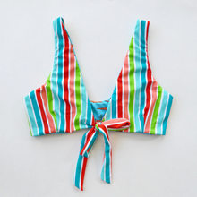 32D/DD-34D LARGE- Reversible Front Tie Bikini Top