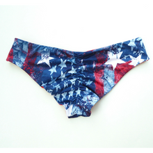 EXTRA SMALL - Patriotic Scrunch Butt Bikini Bottoms
