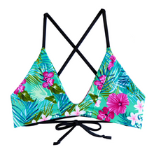 SMALL - Tropical Color Block Bikini Top