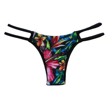 MEDIUM - High Hip Two Strap Brazilian Bottoms