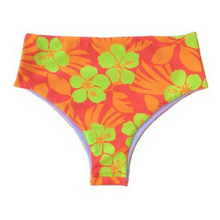 SMALL - High Waisted Tropical Brazilian Bikini Bottoms