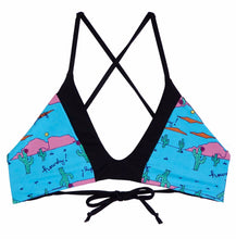 Angie Top- Blue Howdy Cactus