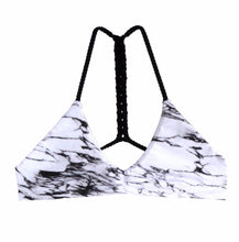 Jules Top- Black and White Marble