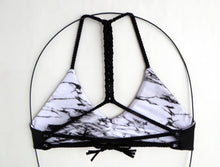 Jules Top- Black and White Marble