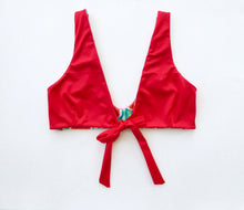 32D/DD LARGE- Reversible Front Tie Bikini Top