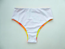 SMALL - High Waisted Tropical Brazilian Bikini Bottoms