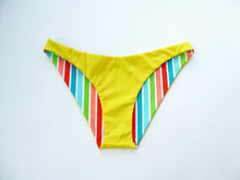 SMALL - Retro High Hip Brazilian Bikini Bottoms