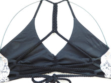 MEDIUM- Reversible Snakeskin Bikini Top