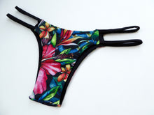 MEDIUM - High Hip Two Strap Brazilian Bottoms