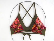 MEDIUM - Color Block Bikini Top